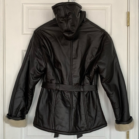 Wilsons Leather Vintage Hooded Jacket - Picture 3 of 6